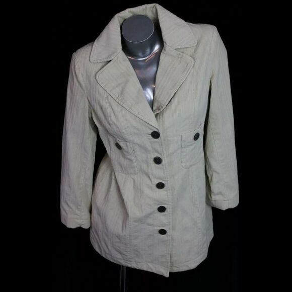 J. JILL Cotton Fall Jacket Coat SIZE XS Soft velvet touch Corduroy texture  NWT - Picture 1 of 10